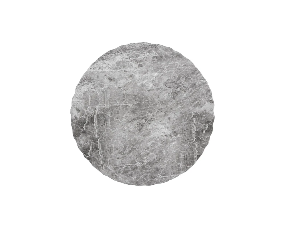 Cara End Table - Marble Look - Image 11