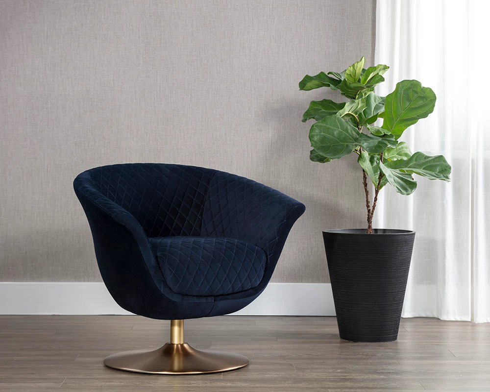 Carine Swivel Lounge Chair - Image 2