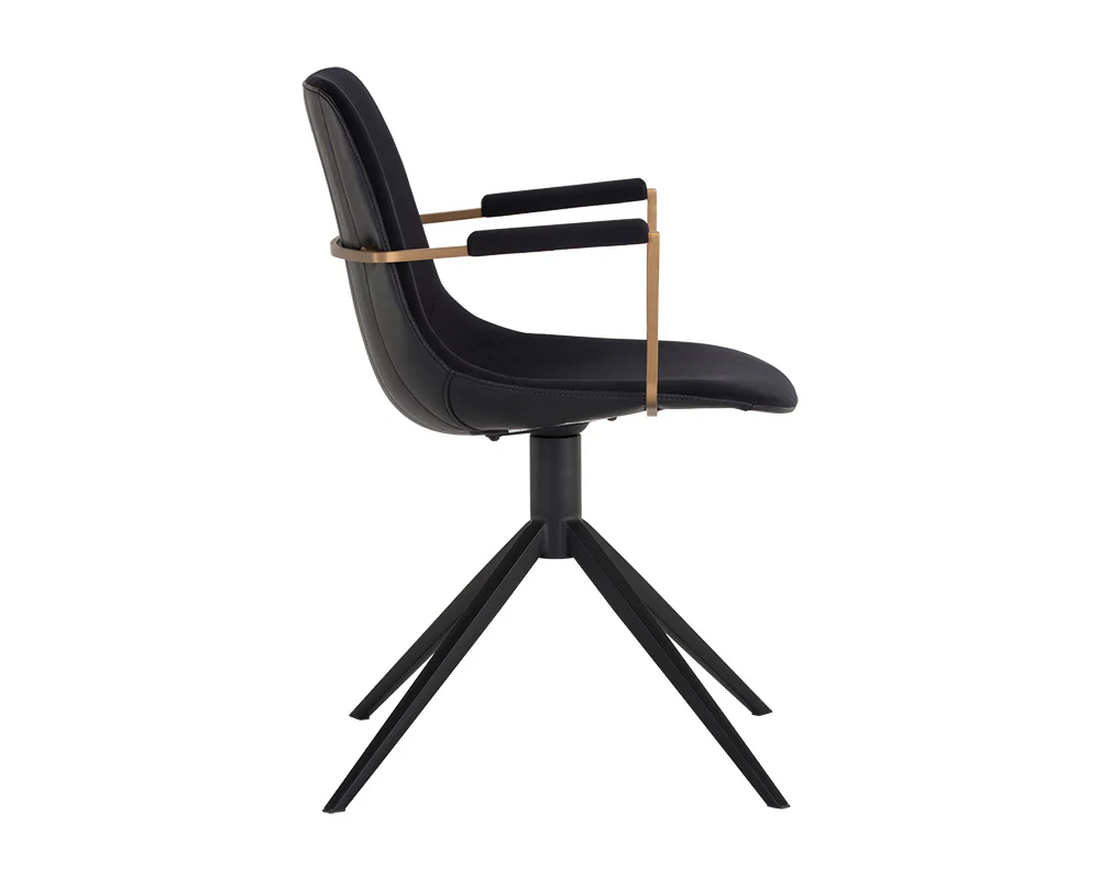 Cassius Swivel Dining Armchair - Image 10