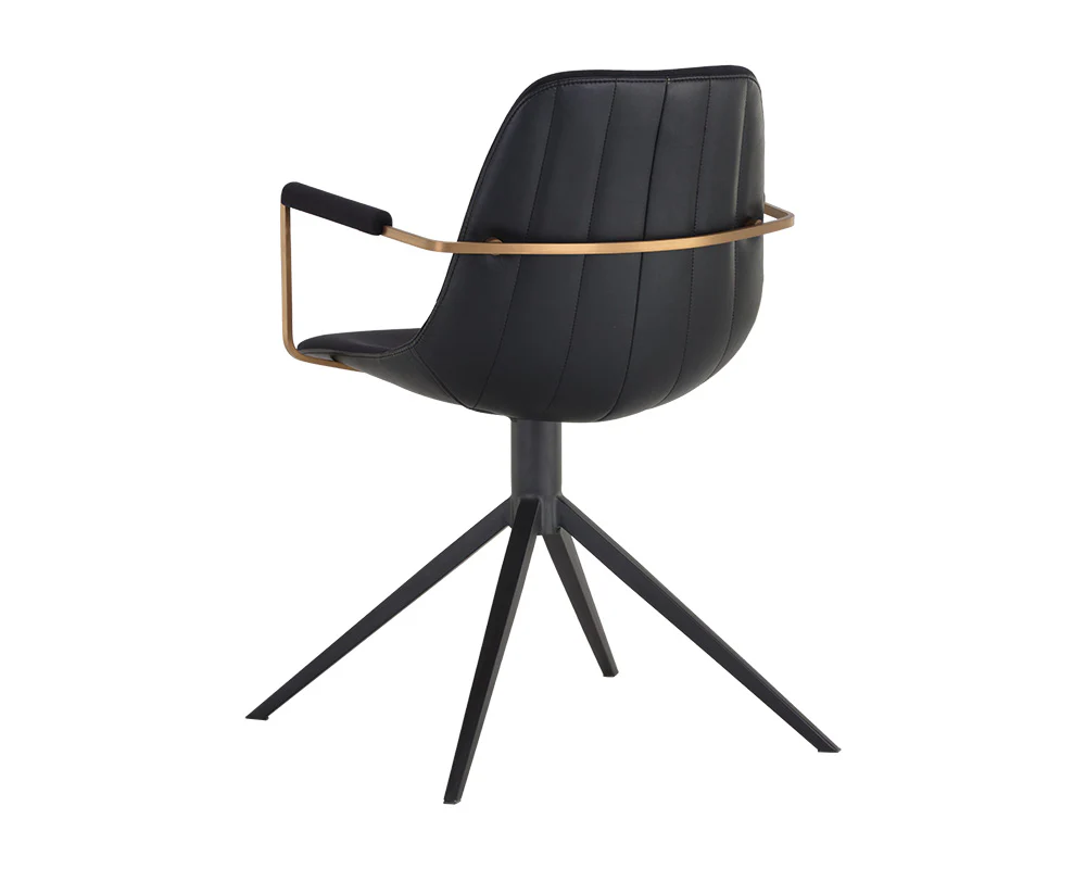 Cassius Swivel Dining Armchair - Image 11