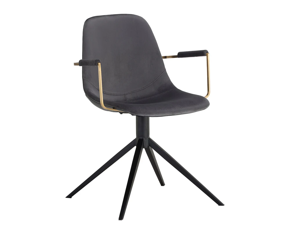 Cassius Swivel Dining Armchair - Image 16