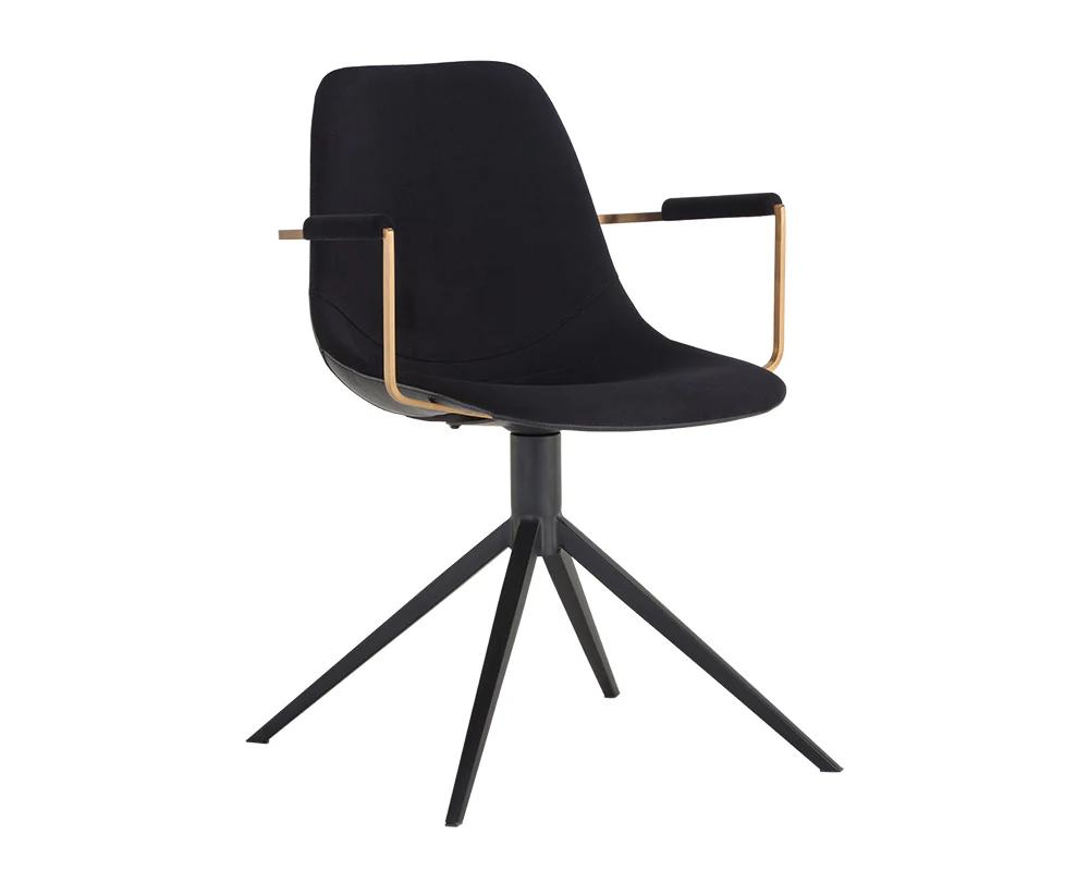 Cassius Swivel Dining Armchair - Image 8