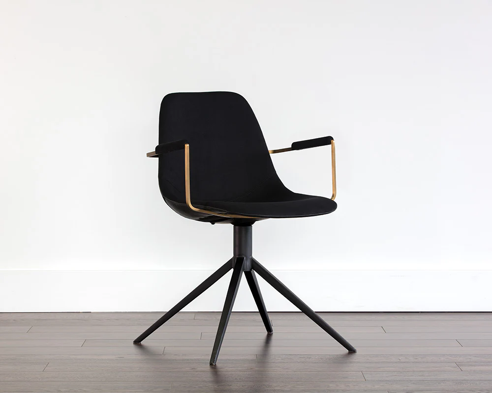 Cassius Swivel Dining Armchair - Image 9