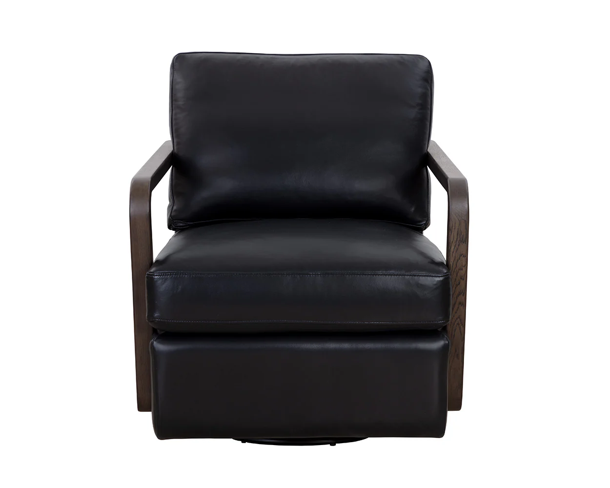 Castell Swivel Lounge Chair - Brown - Image 4