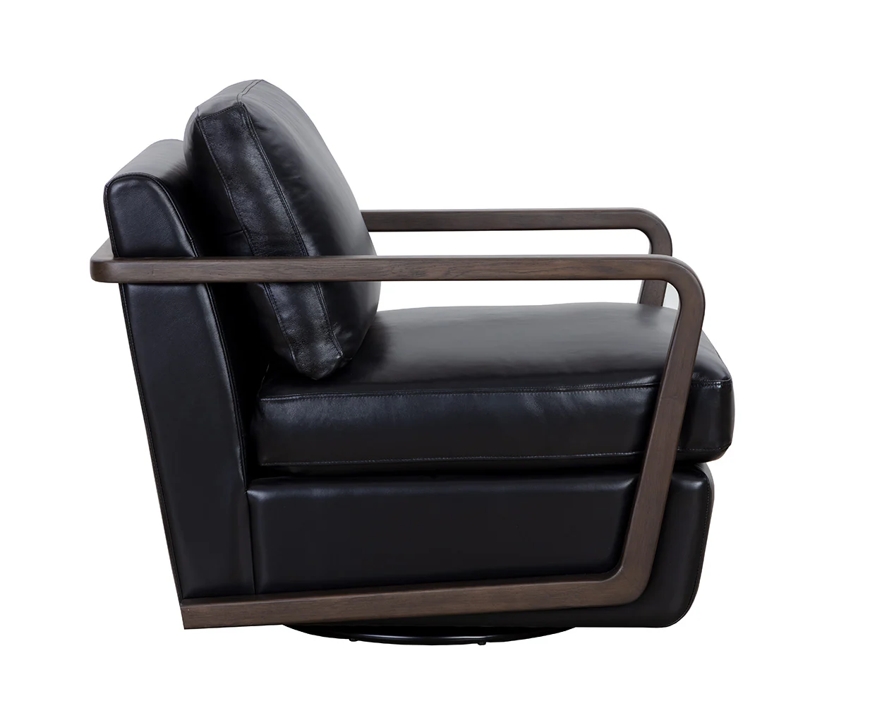 Castell Swivel Lounge Chair - Brown - Image 5