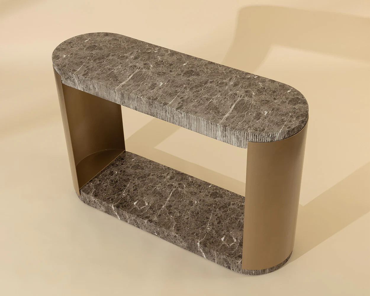 Cavette Console Table - Marble Look - Image 3