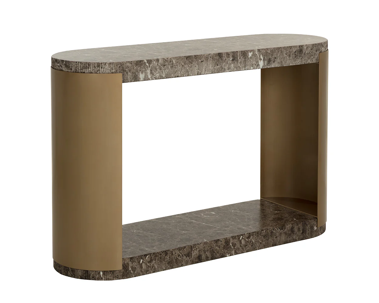 Cavette Console Table - Marble Look - Image 6
