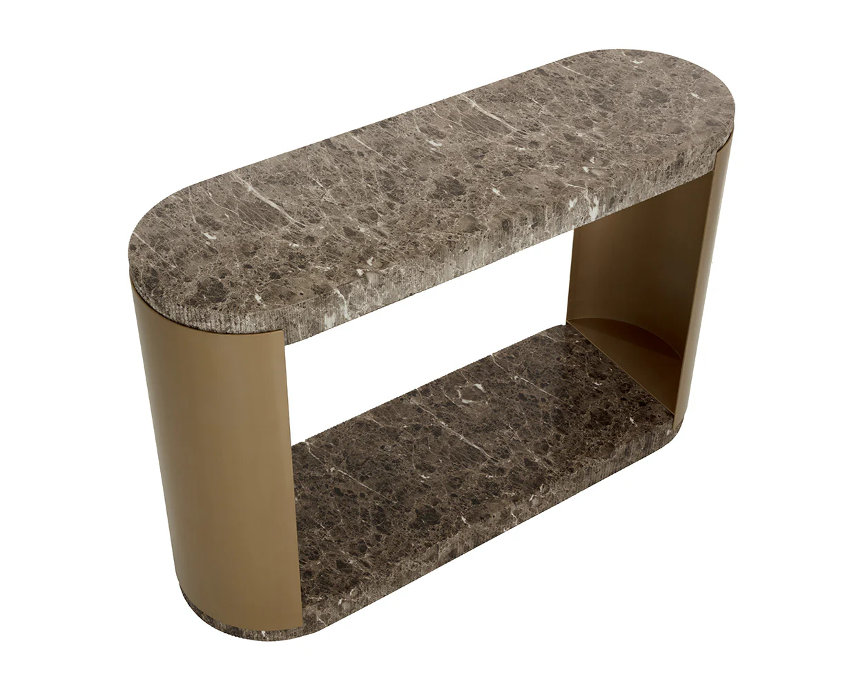 Cavette Console Table - Marble Look - Image 8