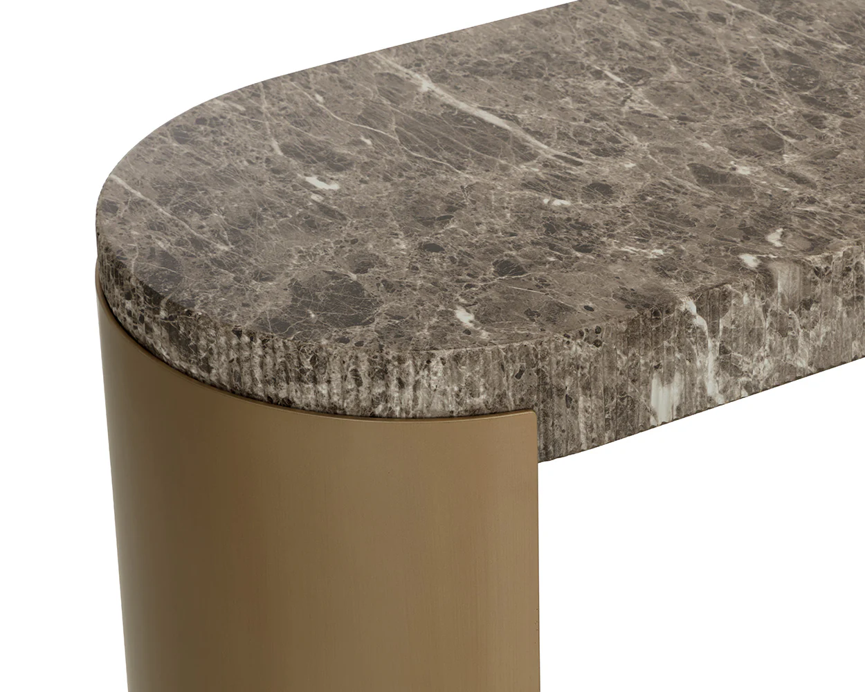 Cavette Console Table - Marble Look - Image 9