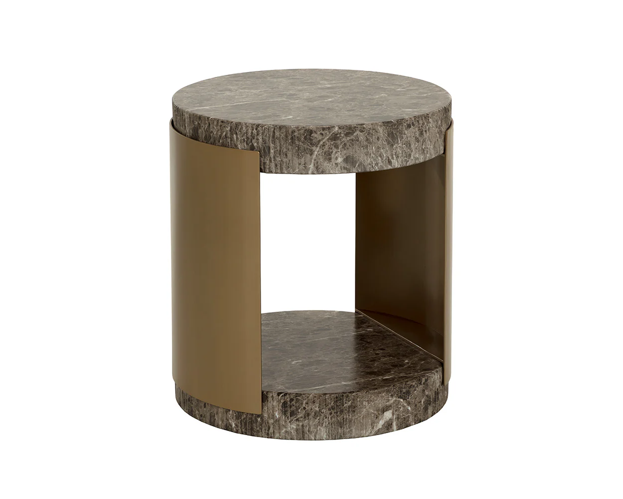 Cavette End Table - Marble Look - Image 6