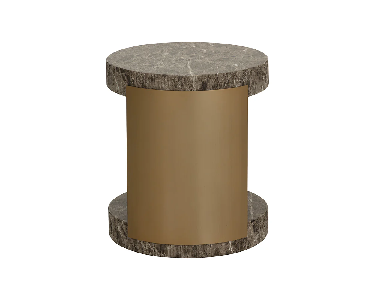 Cavette End Table - Marble Look - Image 8