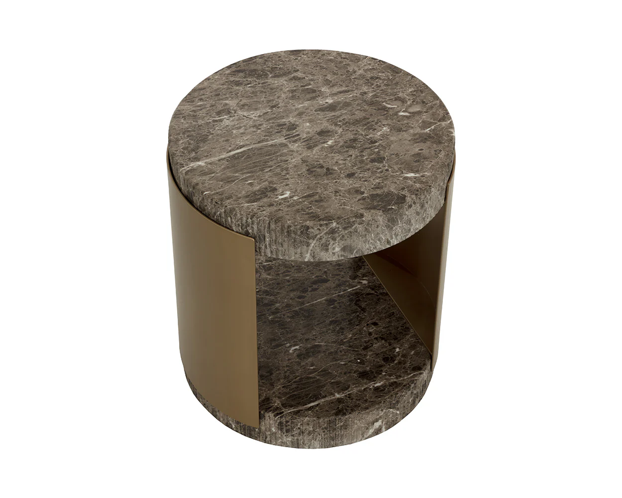 Cavette End Table - Marble Look - Image 9