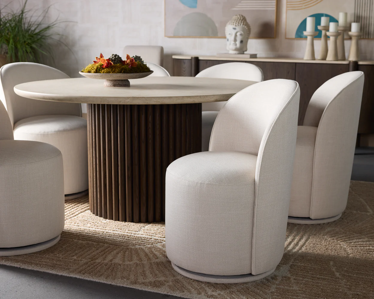 Cavoli Swivel Dining Chair - Image 15