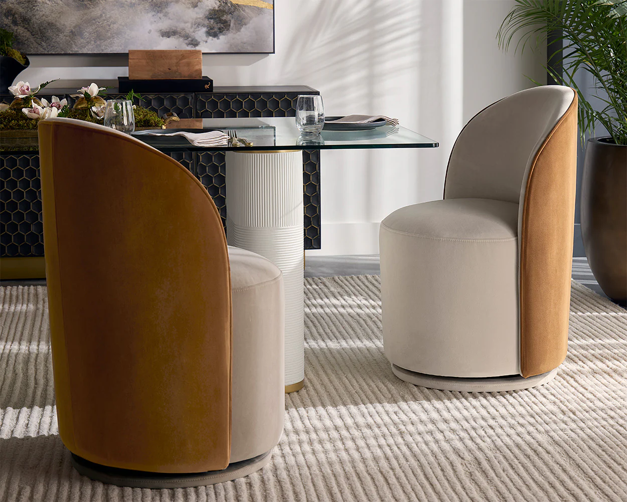 Cavoli Swivel Dining Chair - Image 2