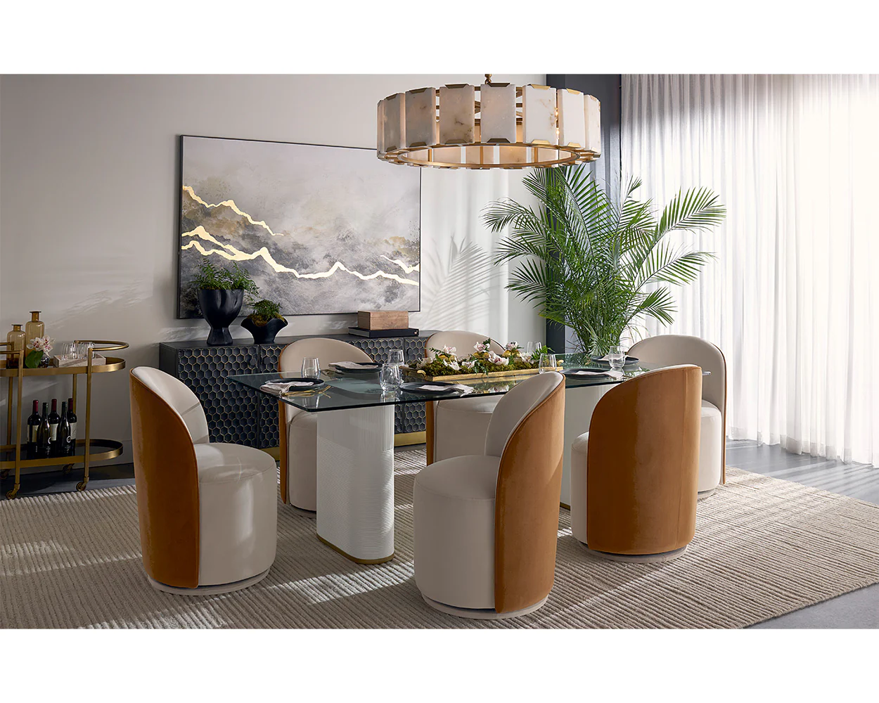 Cavoli Swivel Dining Chair - Image 3