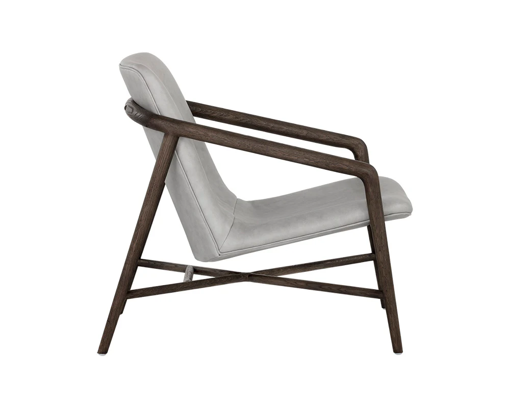 Cinelli Lounge Chair - Distressed Brown - Image 10