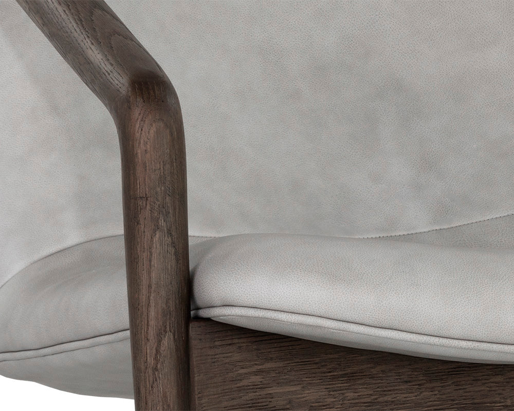 Cinelli Lounge Chair - Distressed Brown - Image 12