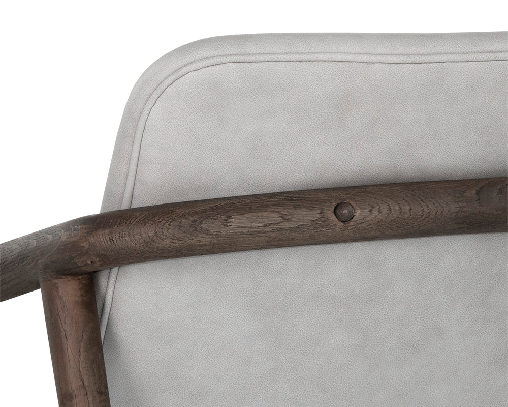 Cinelli Lounge Chair - Distressed Brown - Image 14