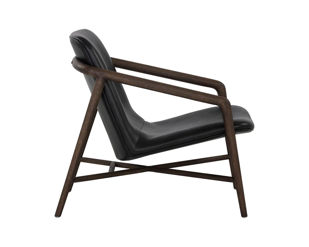 Cinelli Lounge Chair - Distressed Brown - Image 3