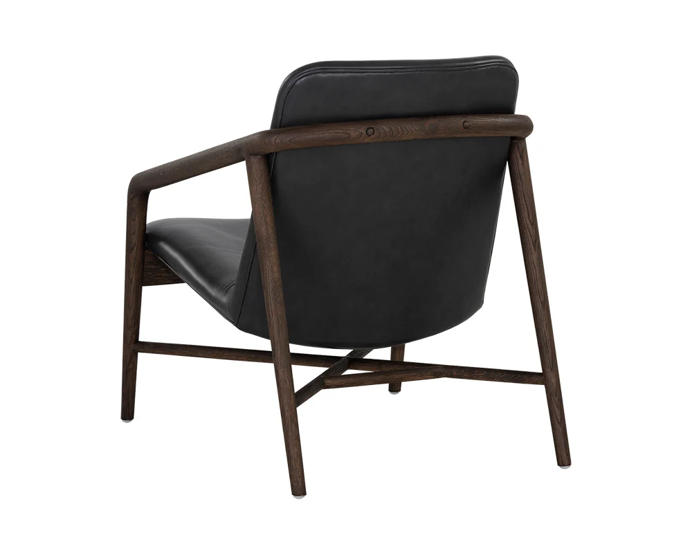 Cinelli Lounge Chair - Distressed Brown - Image 4