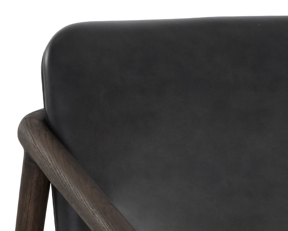 Cinelli Lounge Chair - Distressed Brown - Image 6