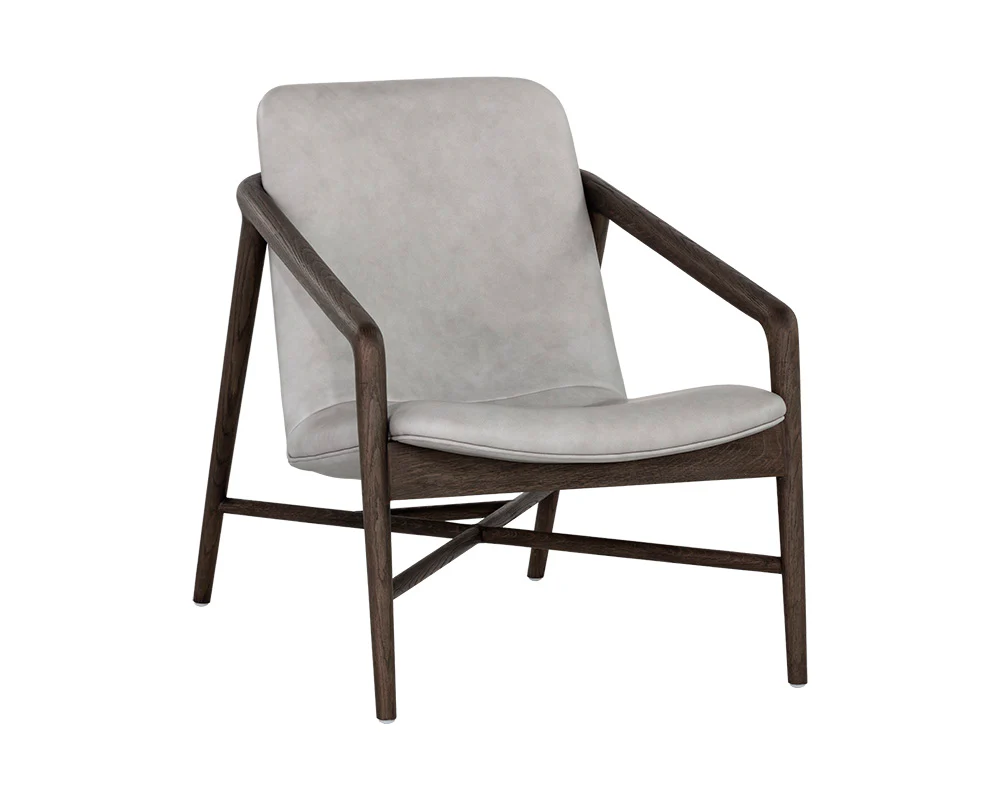 Cinelli Lounge Chair - Distressed Brown - Image 8