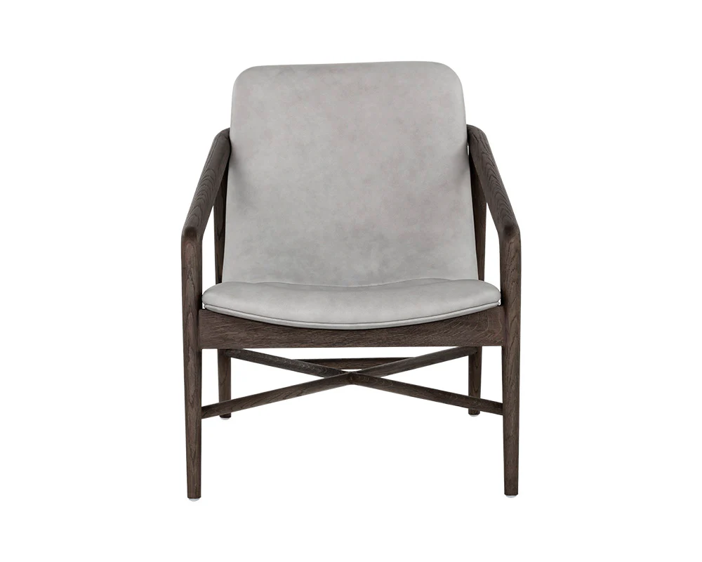 Cinelli Lounge Chair - Distressed Brown - Image 9