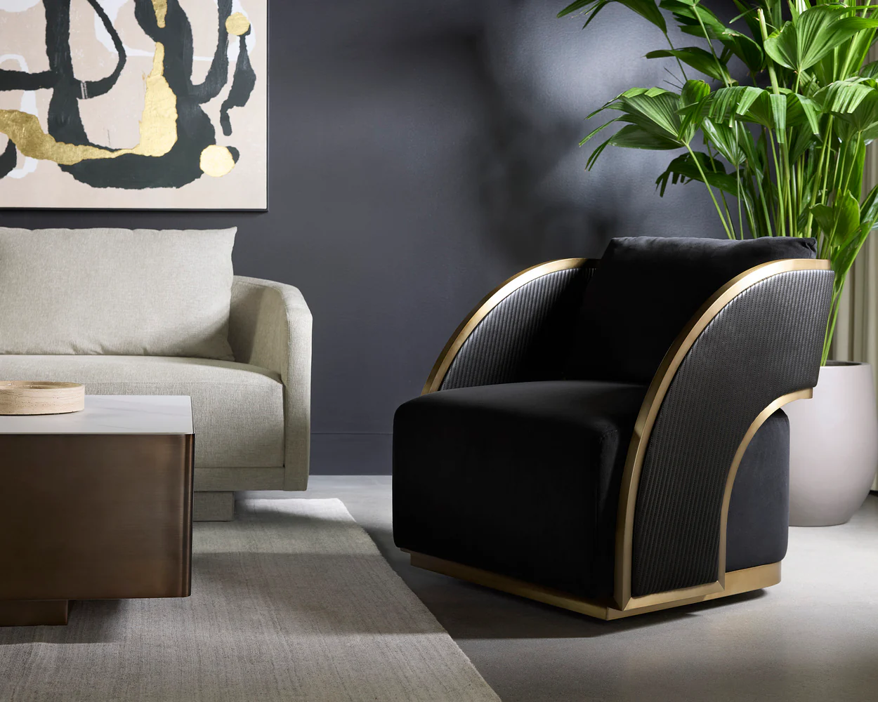 CM - Baz Swivel Lounge Chair - Image 2