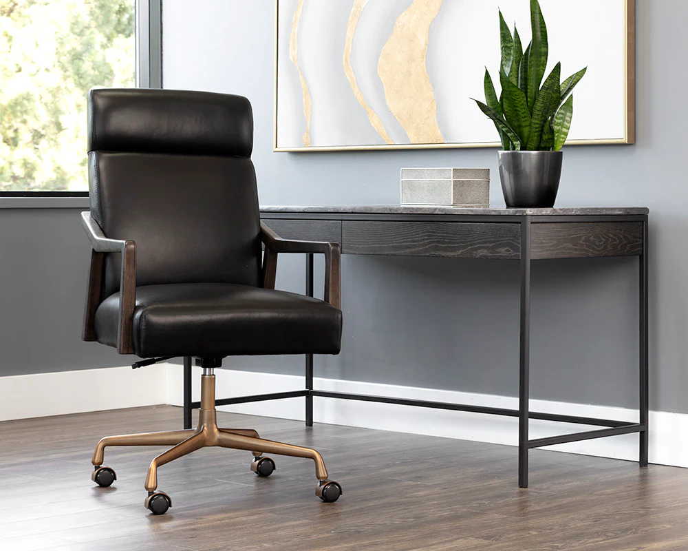 Collin Office Chair - Brown - Image 18