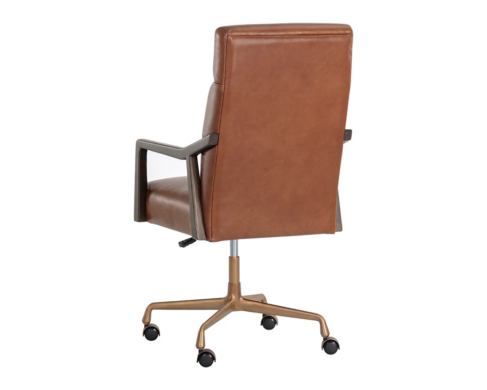 Collin Office Chair - Brown - Image 4