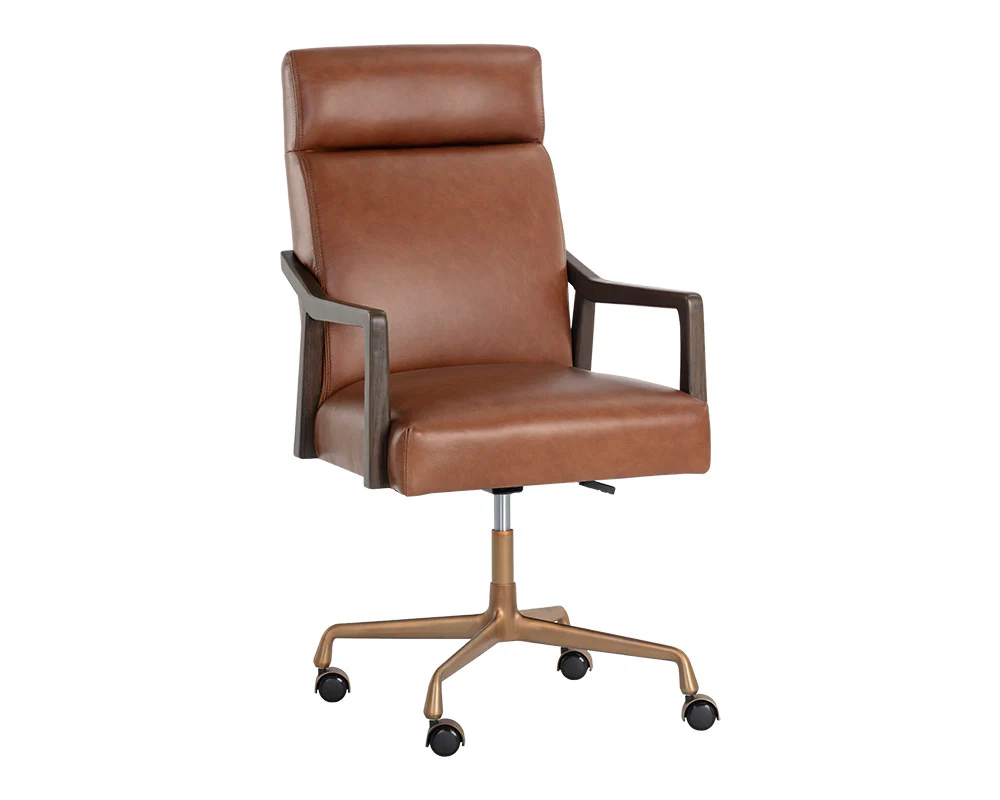 Collin Office Chair - Brown - Image 8