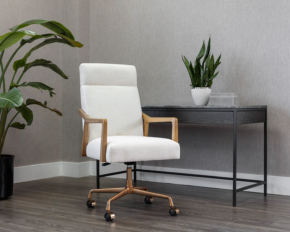Collin Office Chair - Natural Oak - Image 2