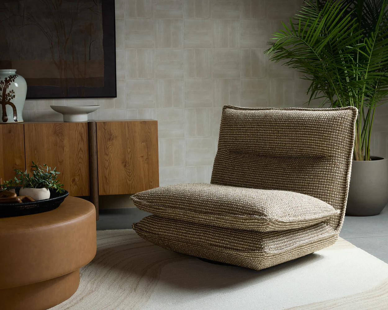 Colson Swivel Armless Chair - Image 10