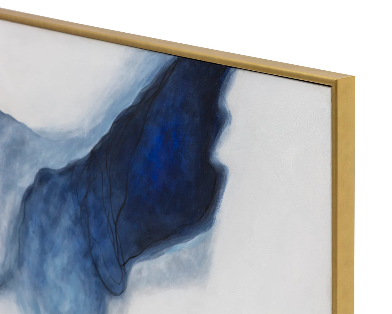 Cool Embrace - 60" X 40" - Gold Floater Frame - Image 3