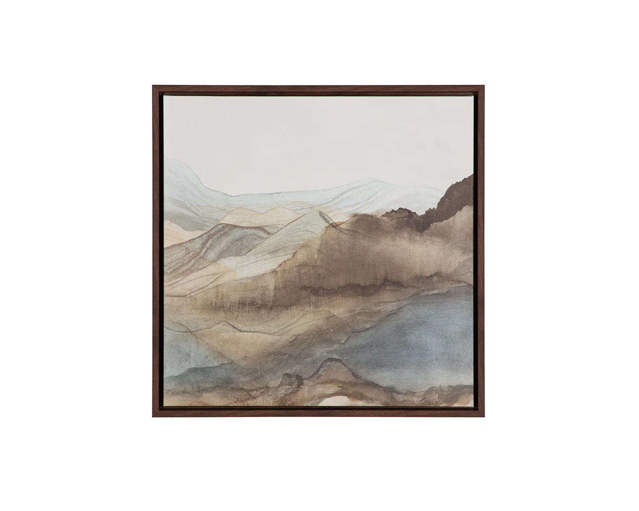 Cordillera I - 24' X 24' - Brown Floater Frame - Image 4