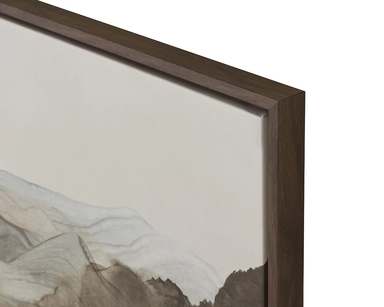Cordillera I - 24' X 24' - Brown Floater Frame - Image 6