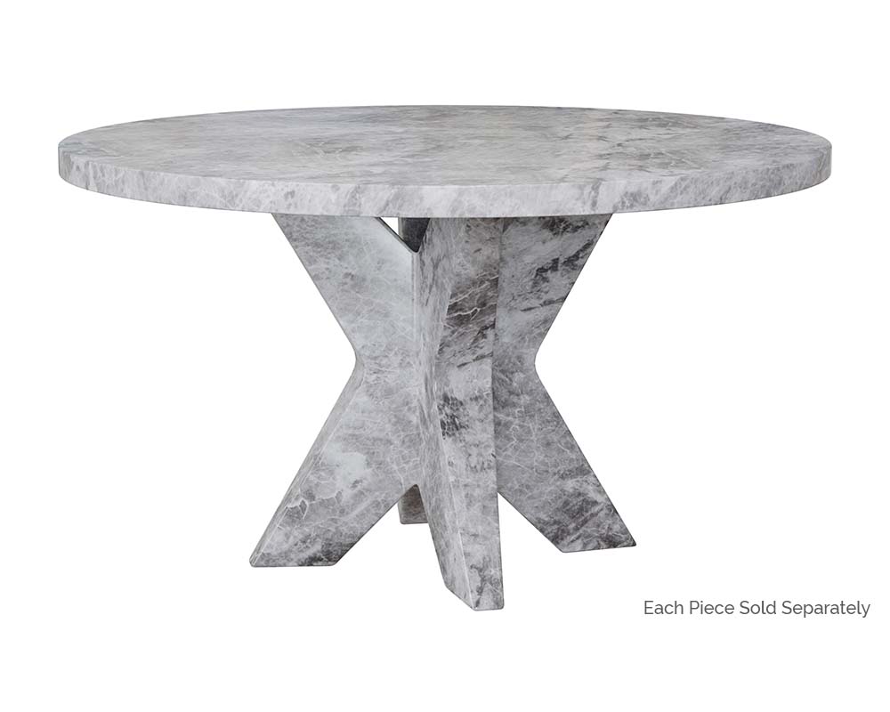 Cypher Dining Table Top - Marble Look - 55" - Image 9