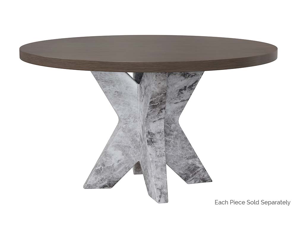Cypher Dining Table Top - Wood - 55" - Image 4