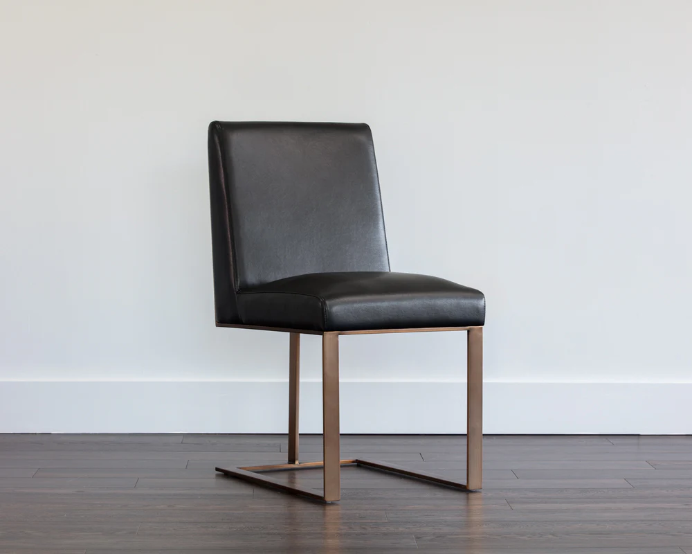 Dean Dining Chair - Antique Brass - Image 2