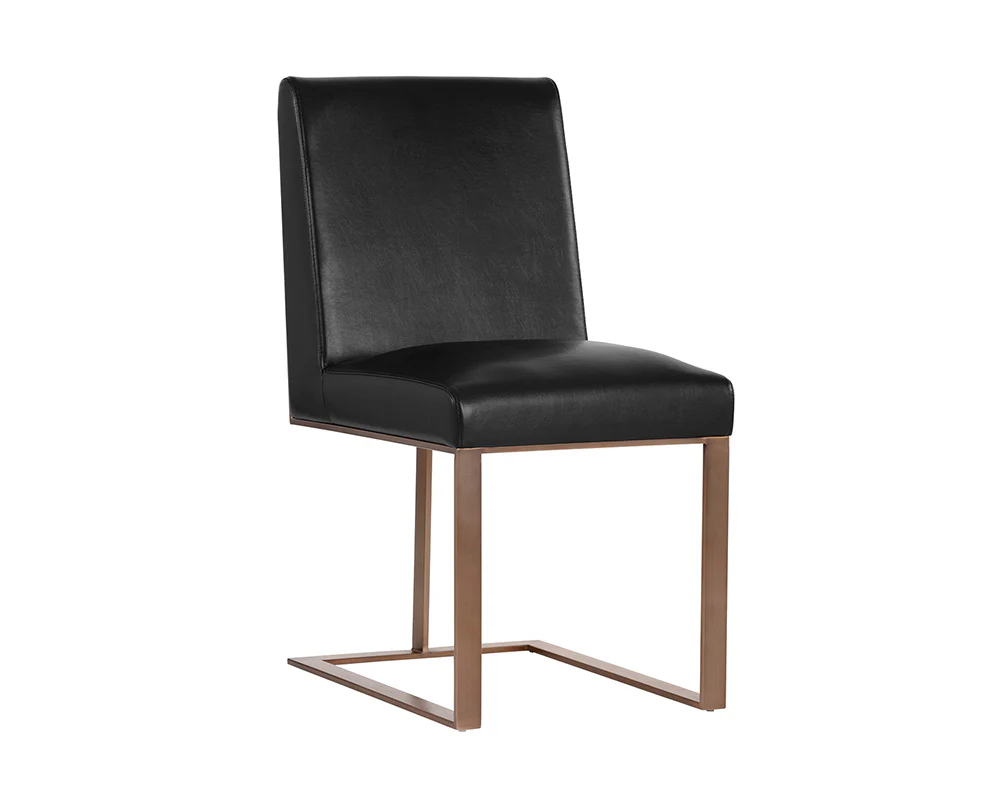 Dean Dining Chair - Antique Brass - Image 5