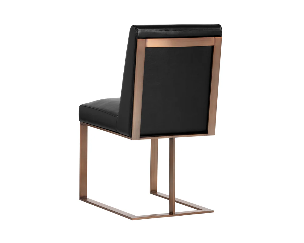 Dean Dining Chair - Antique Brass - Image 7