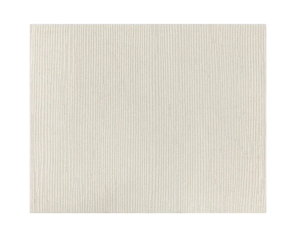 Deva Hand-woven Rug - Ivory Swatch - Image 2