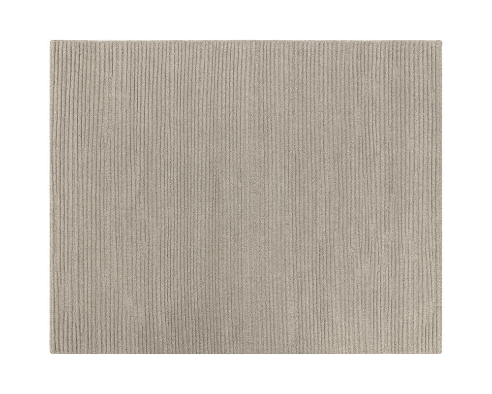 Deva Hand-woven Rug - Taupe Swatch - Image 2