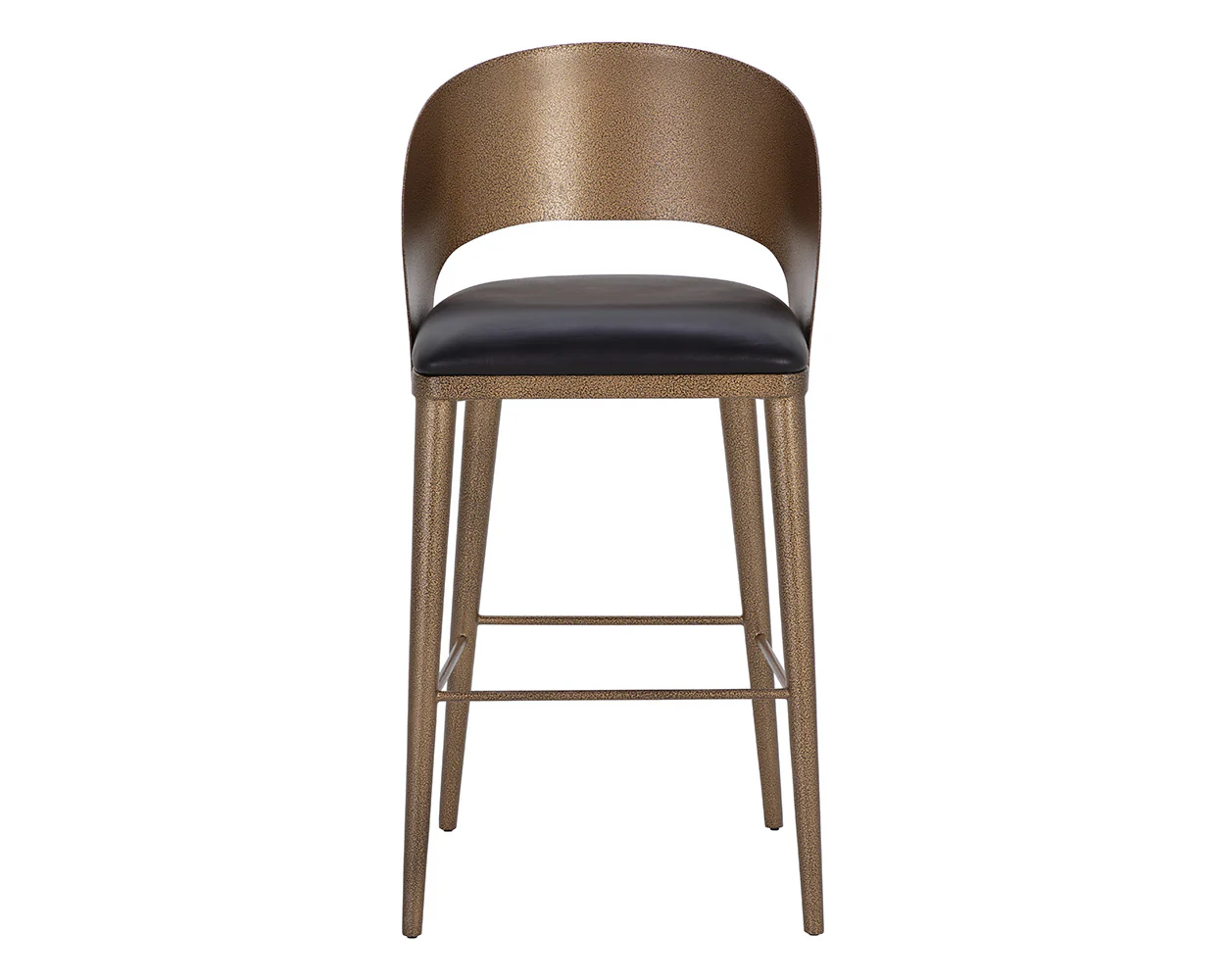 Dezirae Barstool - Antique Brass - Image 3