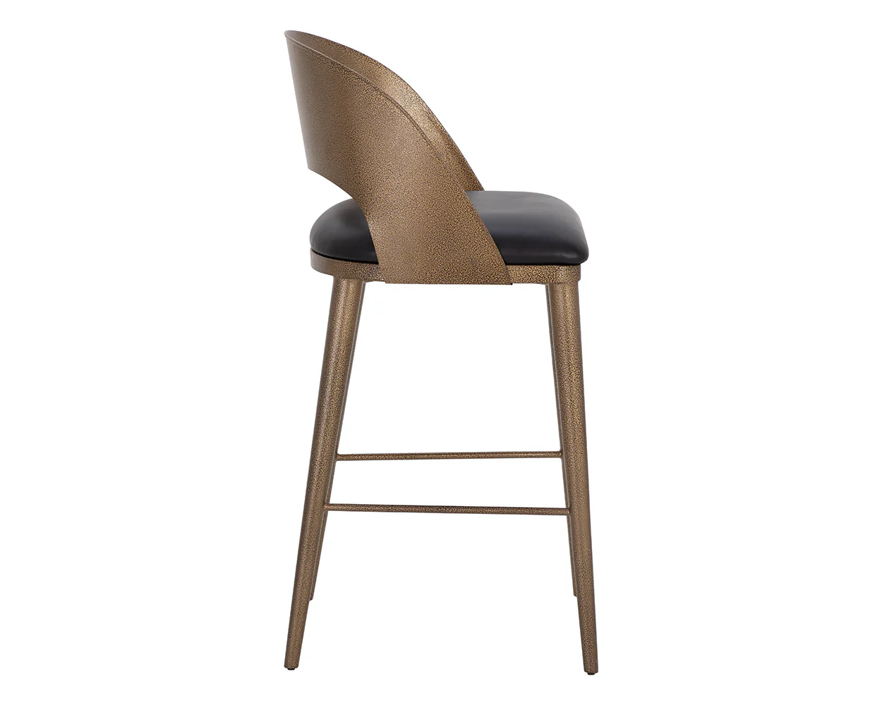 Dezirae Barstool - Antique Brass - Image 4