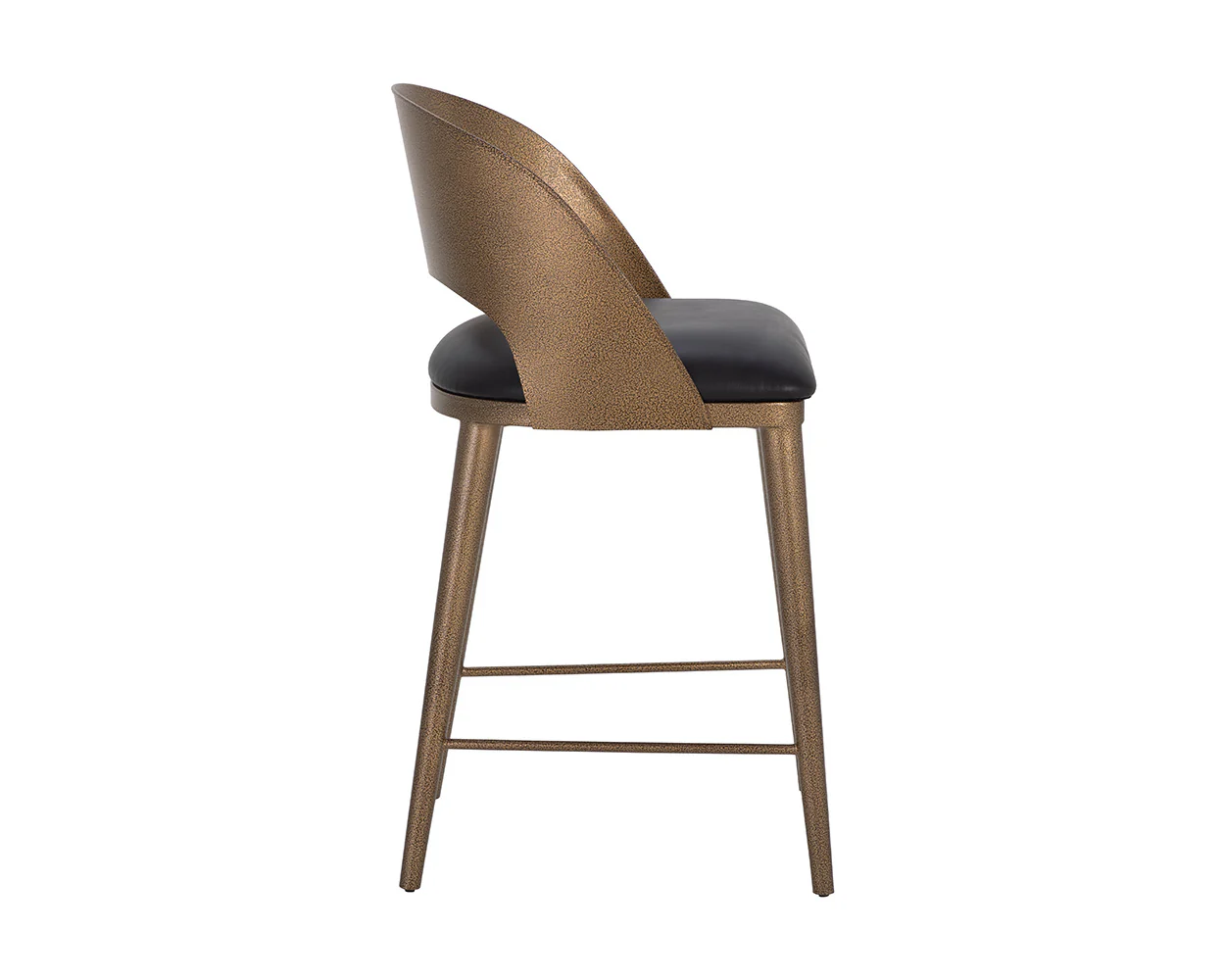 Dezirae Counter Stool - Antique Brass - Image 4