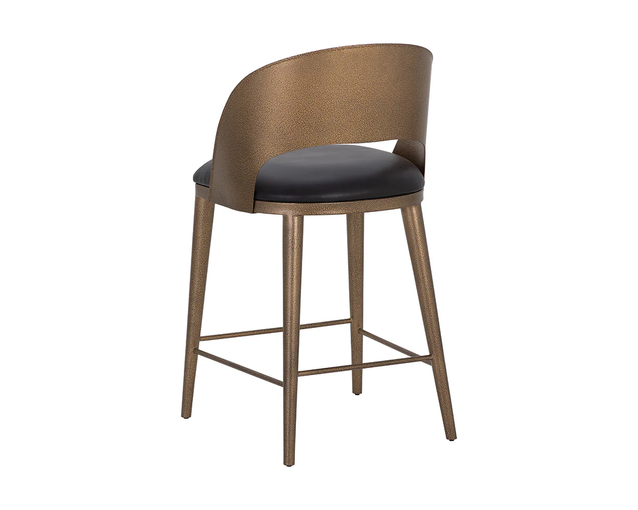 Dezirae Counter Stool - Antique Brass - Image 5