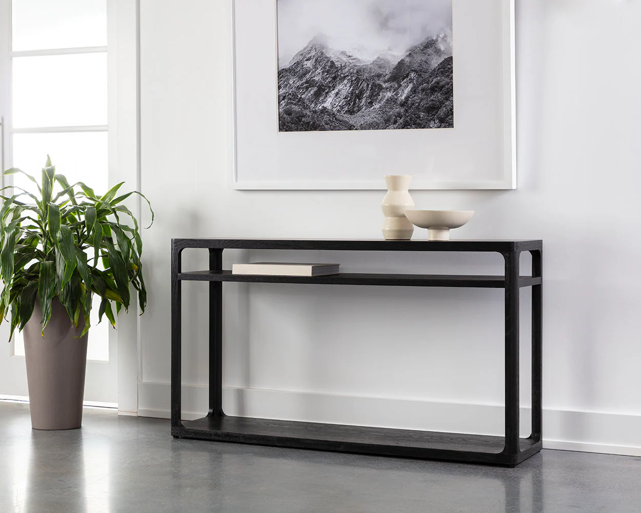 Doncaster Console Table - Black - Image 2
