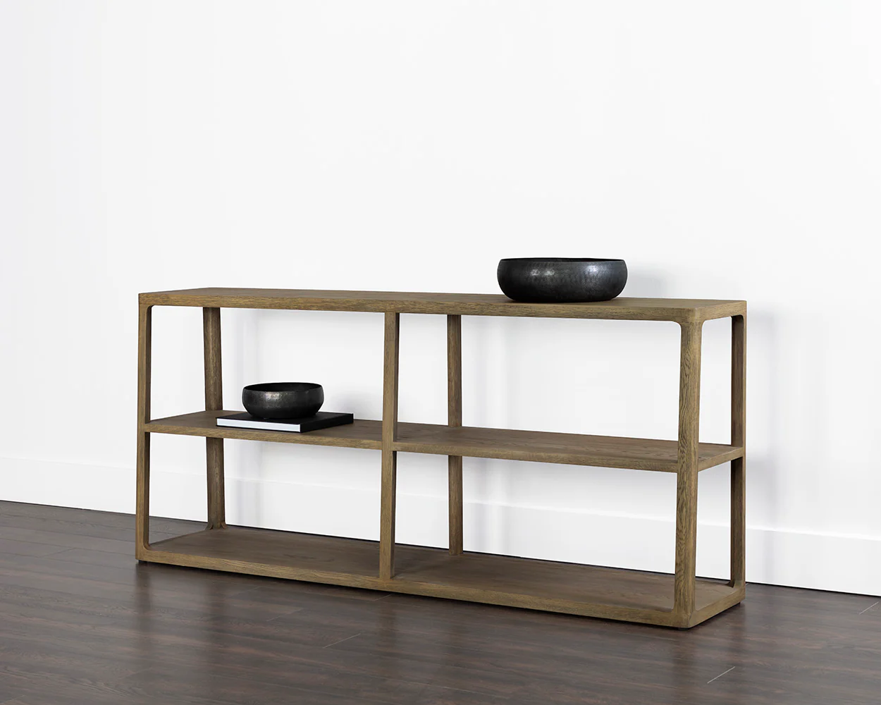Doncaster Low Bookcase - Smoke Grey - Image 2