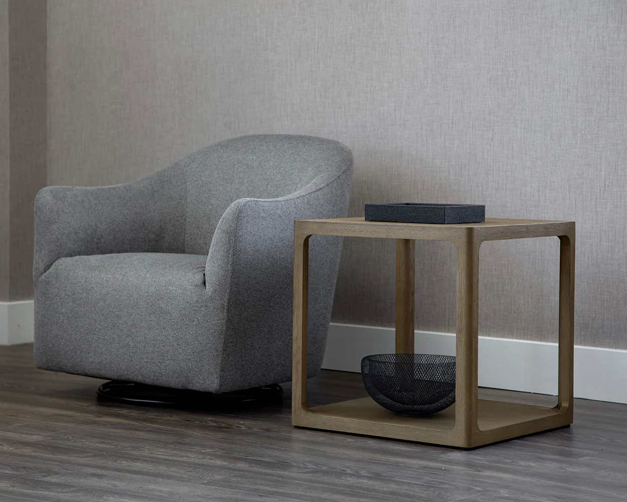 Doncaster Side Table - Smoke Grey - Image 2